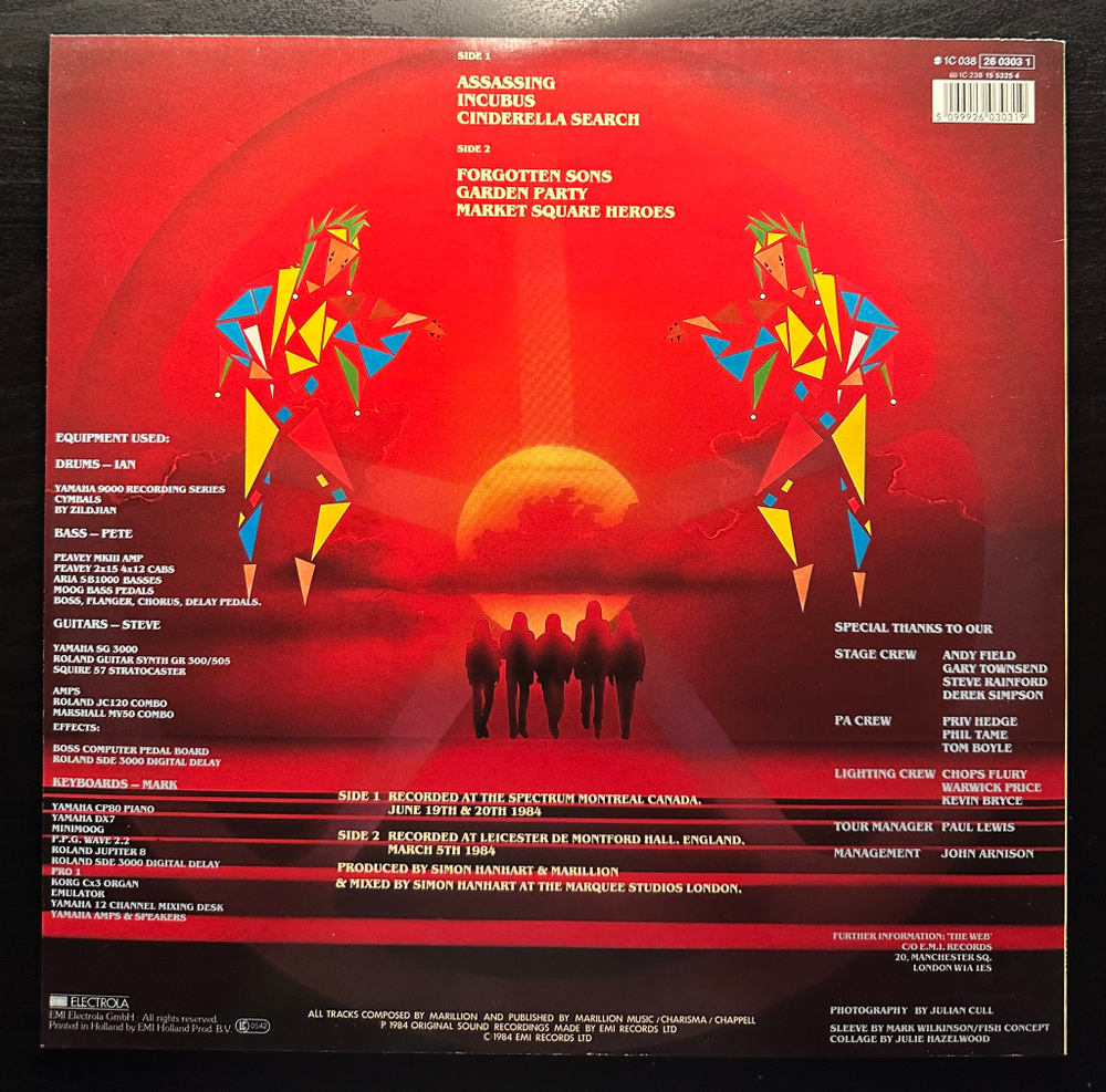 Marillion - Real To Reel (Европа 1984г.)