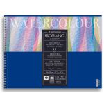 Альбом для акварели Watercolour Studio 300 г/м², A4+ 32х24 см, на спирали 12 л, мелкозернистая, Fabriano, 17662432