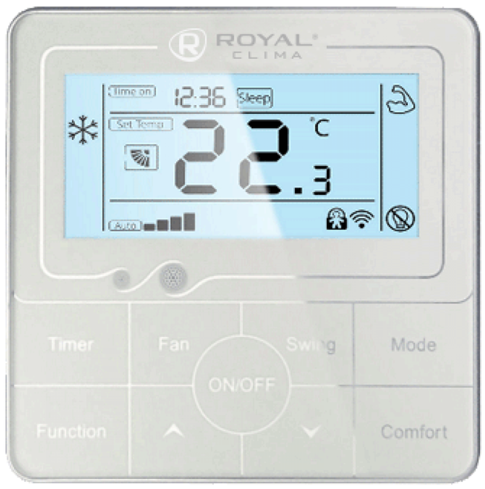 Сплит-система кондиционер канальный Royal Clima COMPETENZA CO-D 96HNHI/CO-E 96HNHI на 280 м²