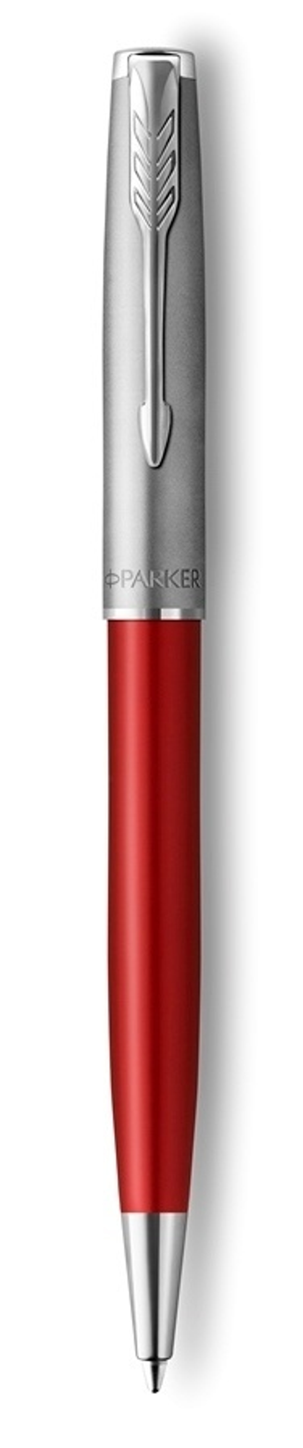 Шариковая ручка Parker Sonnet Entry Point Red Steel CT, стержень: M, цвет чернил: black , в подарочной упаковке