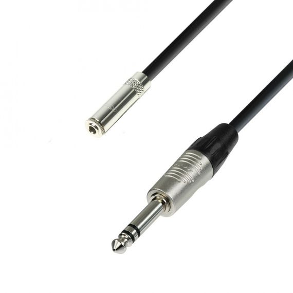 Adam Hall K4 BYV 0600 - кабель удлинительный для наушников, TRS (jack) 3.5 mm (F) stereo - TRS (jack