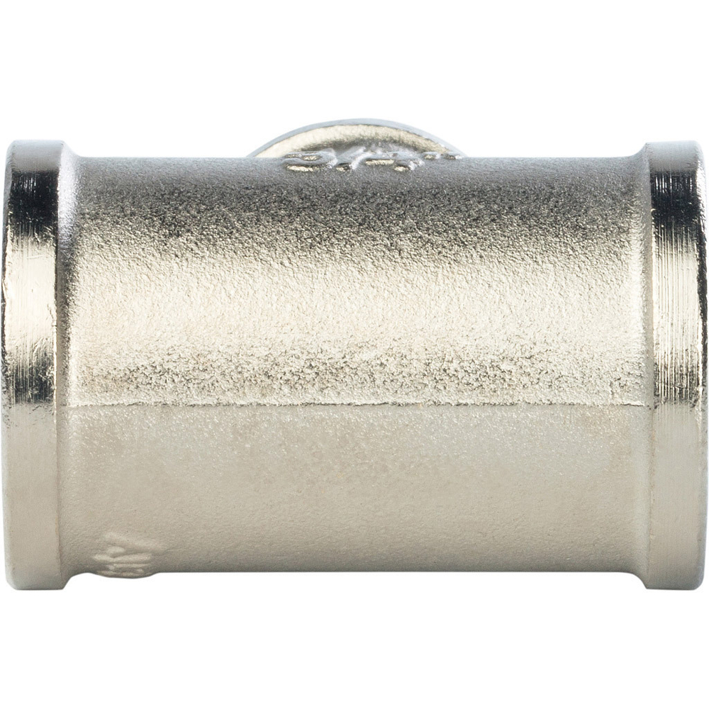 Тройник переходной STOUT ВВ 3/4"Х1/2"Х3/4" никель
