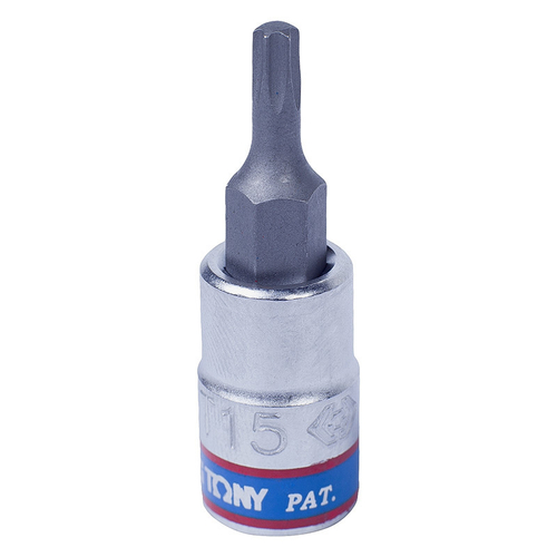 KING TONY (203315) Насадка (бита) торцевая 1/4", L = 37 мм, TORX, T15