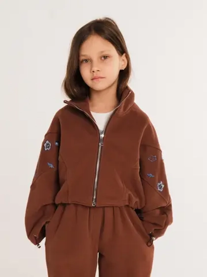 Олимпийка NEZABUDKA CHILD, коричневый