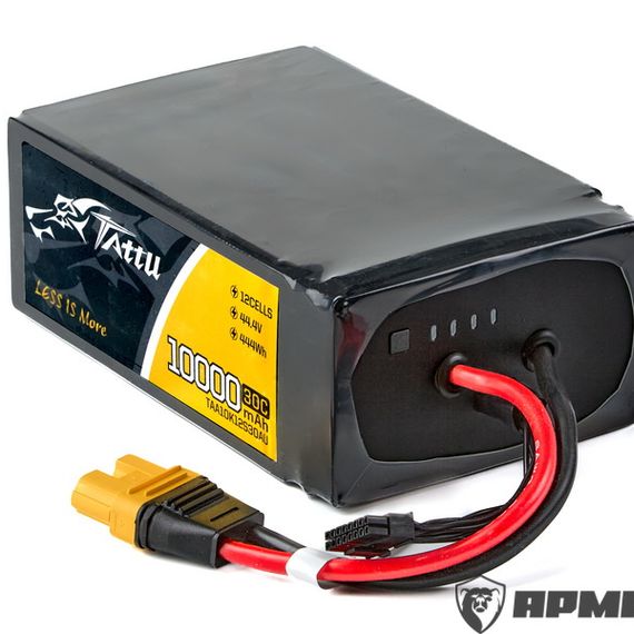 Аккумулятор TATTU 12S 10000мАч 44.4В 30C (разъем AS150U)