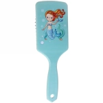 Расчёска массажная «Secret of beauty- Русалочка», микс 3 цвета, прямоуг., 23,5*7,5 см