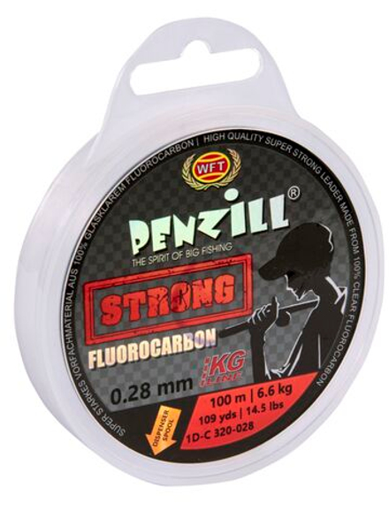 Леска монофильная WFT Penzill FLUOROCARBON Strong 100 м, 0,28 мм