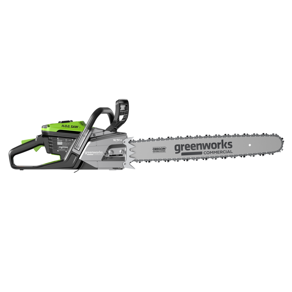 Цепная пила аккумуляторная Greenworks OCS800, 82V, 5,0 кВт, 50 см, бесщеточная, с АКБ 5Ач и ЗУ (2009707UB)