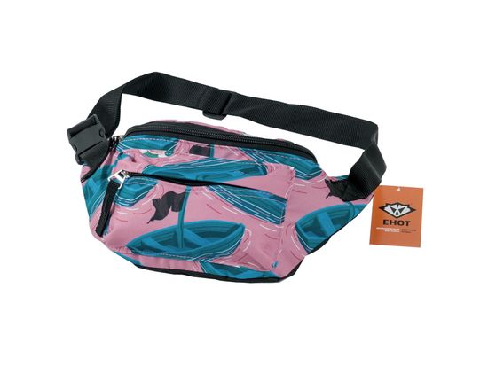 Сумка HOOK Lodka на пояс Pink/Green