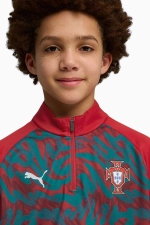 Кофта Puma Portugal 2026 Warm Up 1/4 Zip Junior - красный