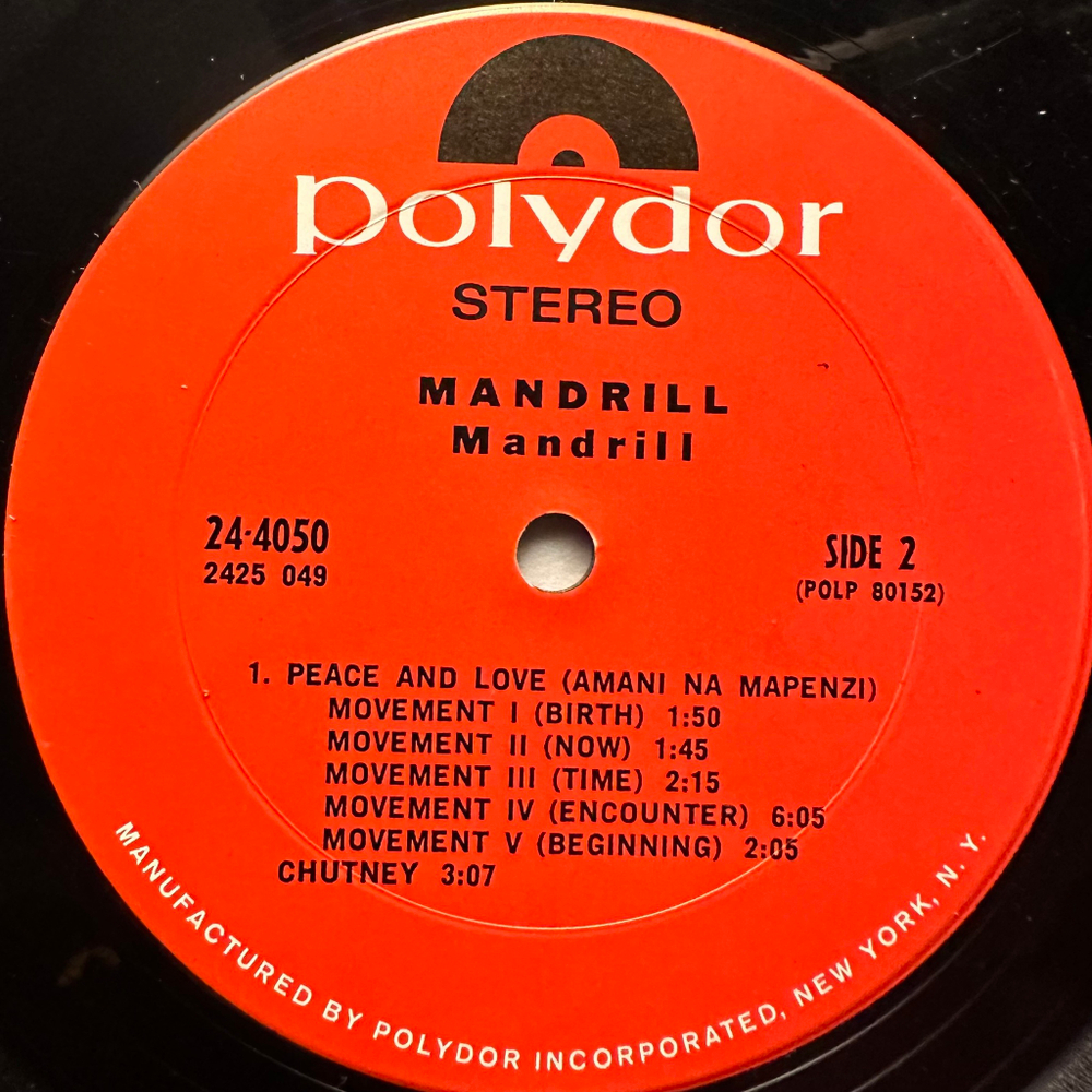 Mandrill ‎– Mandrill (США 1971г.)