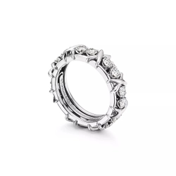 Кольцо из платины с 16 бриллиантами, Tiffany 💠 Schlumberger. Единственное в наличии