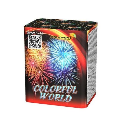 Батарея салютов COLORFULL WORLD (12/0,8) GW218-93
