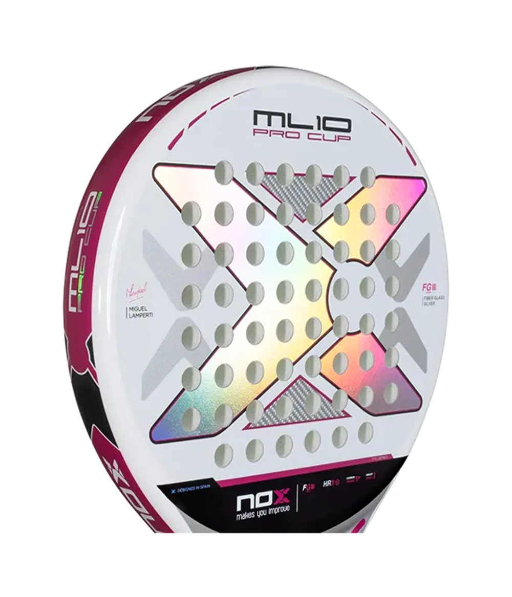 Ракетка для падел NOX ML10 Pro Cup Silver 2025 Ламперти лёгкая контроль
