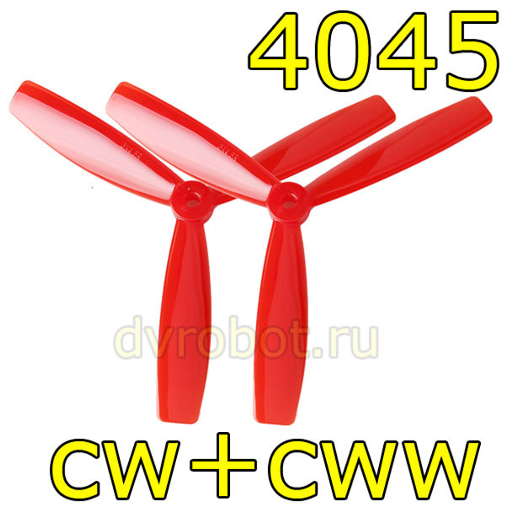Пропеллеры 4045/CW/CWW/2шт - КРАСНЫЙ