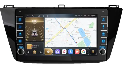 Магнитола для Volkswagen Tiguan 2017+ - Kuberg OL-1913 (кнопки и крутилки), Android 12, Быстрая, CarPlay, 4G SIM-слот