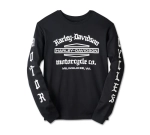 Лонгслив Men’s Old English Stacked Bar & Shield Tee Harley-Davidson