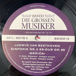 Винтажная виниловая пластинка LP Ludwig Van Beethoven Бетховен, Serie In 4 Folgen Band II (Германия 1967)