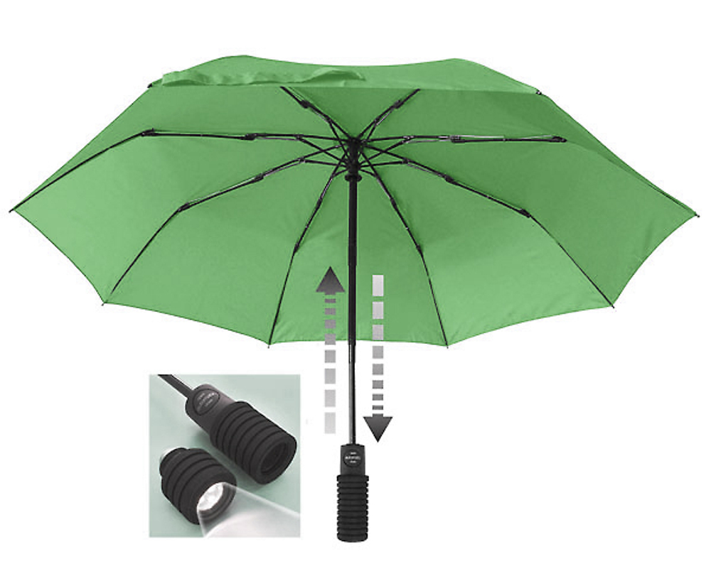 Зонт с фонариком Euroschirm Light Trek Flashlite Green