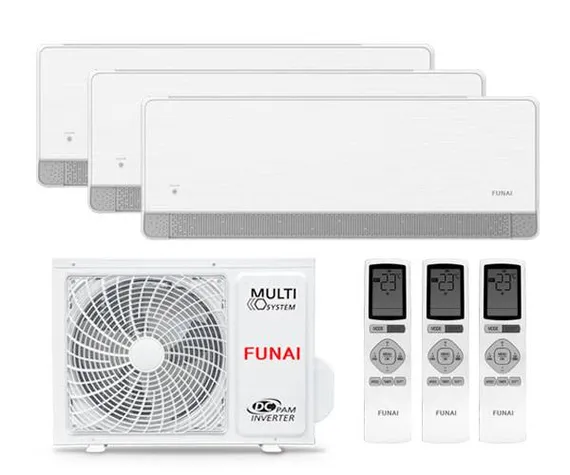 Мульти сплит-система Funai 3 x RAM-I-KMS30HP.W01/S / RAM-I-3OK80HP.02/U