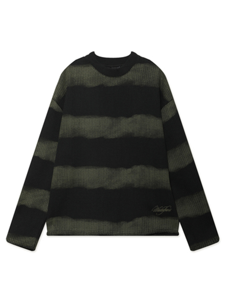 Мужской Свитер (Round-neck) Script Stripped