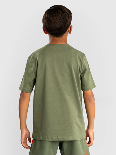 Футболка детская Venum Contender Army Green/Orange