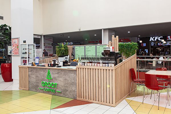 Остров-кофейня «GROOT COFFEE» для торгового центра Остров-кофейня «GROOT COFFEE» для торгового центра