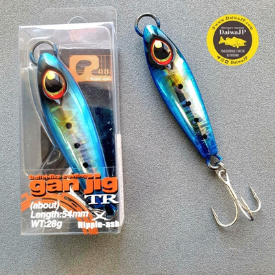 Пилькер TSURUGIYA GAN JIG 28g Blue Silver