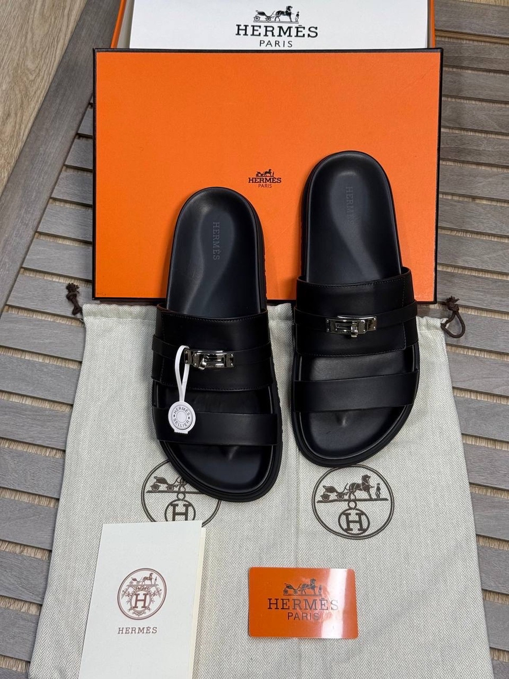 Шлепанцы Hermes Jackson