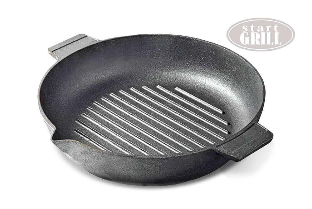 Сковорода чугунная гриль Start Grill
