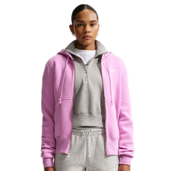 Женская теннисная куртка Nike Sportswear Phoenix Fleece - light magenta/sail