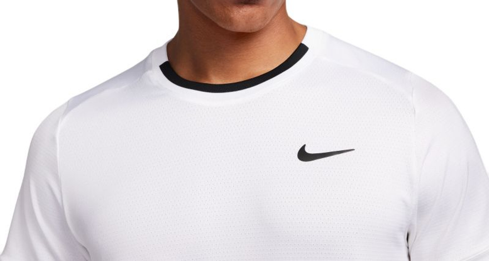 Мужская теннисная футболка Nike Court Dri-Fit Advantage Top - белый