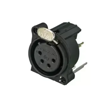 Neutrik NC4FAV панельный разъем XLR female 4 контакта