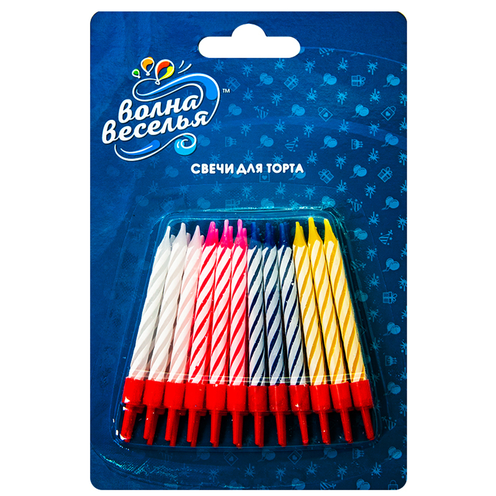Свечи Микс 24 шт.