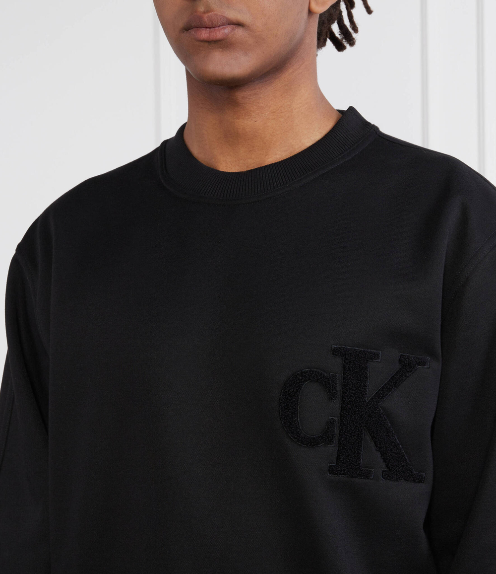 Худи CHENILLE CALVIN KLEIN JEANS - черный(J30J323454)
