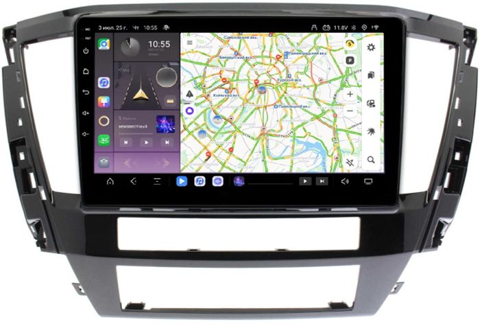 Магнитола для Mitsubishi Pajero Sport 3 2020-2024, Montero Sport - Kuberg SF-1038 QLed, Android 13, Быстрейшая, CarPlay, SIM-слот
