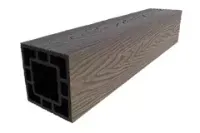 Столб опорный 3D из ДПК 125*125*3000