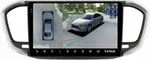Магнитола для Lada Vesta NG 2023+ (ШГУ, рамка серебристо-черная 9) - Teyes CC3-2K-360 на Android 10, Быстрая, 2K QLED, CarPlay, 4G SIM-слот, 4 камеры в комплекте