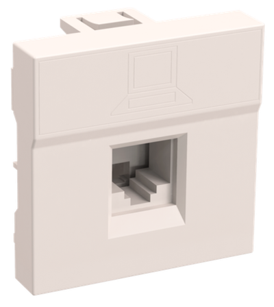 Розетка компьютерная RJ45 UTP категория 5e 2 модуля
