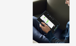 Чехол усиленный с откидной защитной крышкой для камеры на OPPO Find N5 от Nillkin, серия Super Frosted Shield Prop