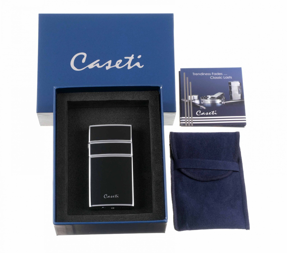 Зажигалка Caseti сигарная турбо, черная CA438-1