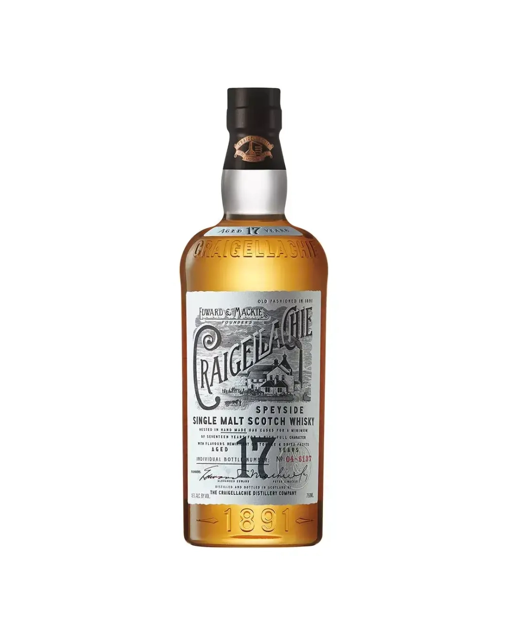 Виски Craigellachie 17 Y.O. 0,7 л. В тубе