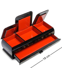 ШК-85/13 Шкатулка «Сказка о спящей царевне» С.М. 18x6,5