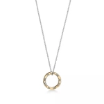 Подвеска из жёлтого золота на серебряной цепочке, Tiffany💠Exclusive - В наличии