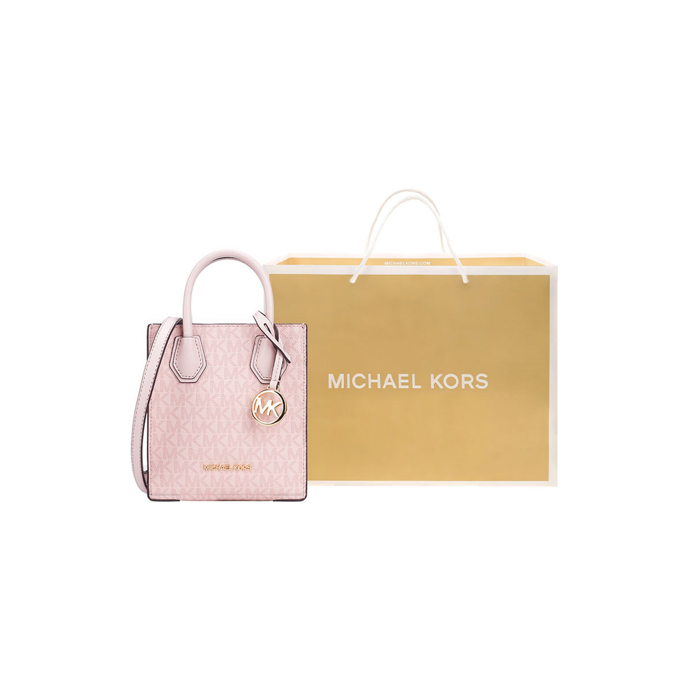 Сумка MICHAEL KORS MK Mercer Logo, 35T1GM9C0I-POWDER-BLUSH