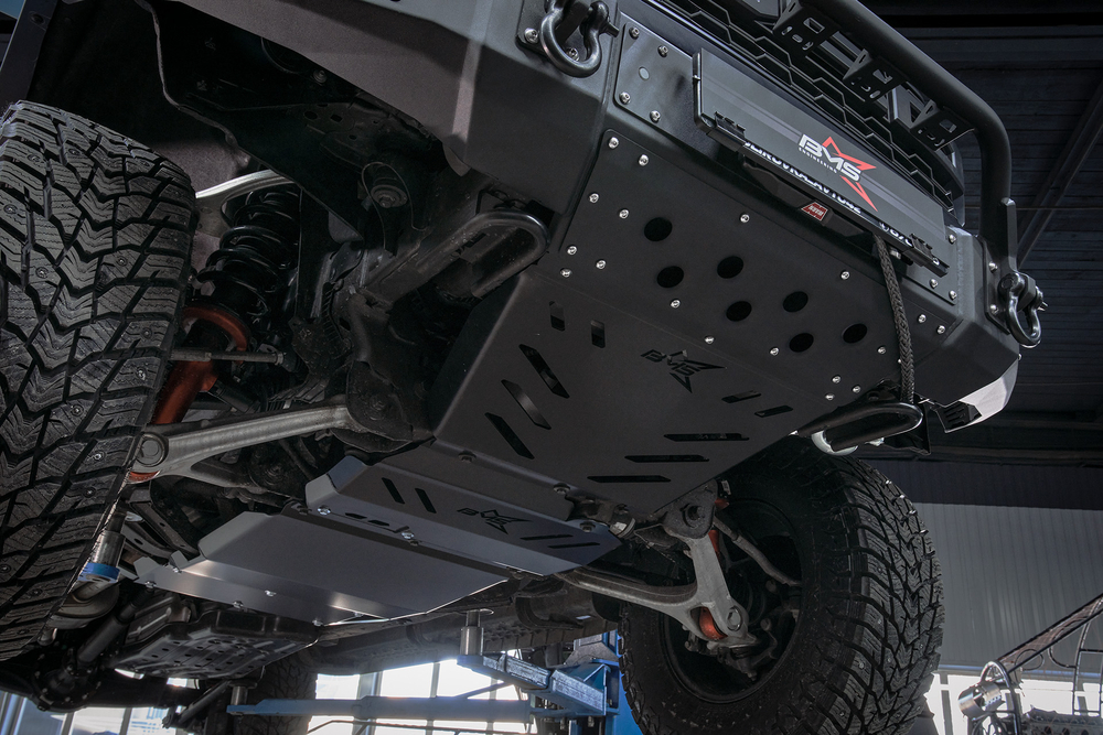 Защита картера двигателя и КПП BMS для Ford Ranger Raptor 2022-2026