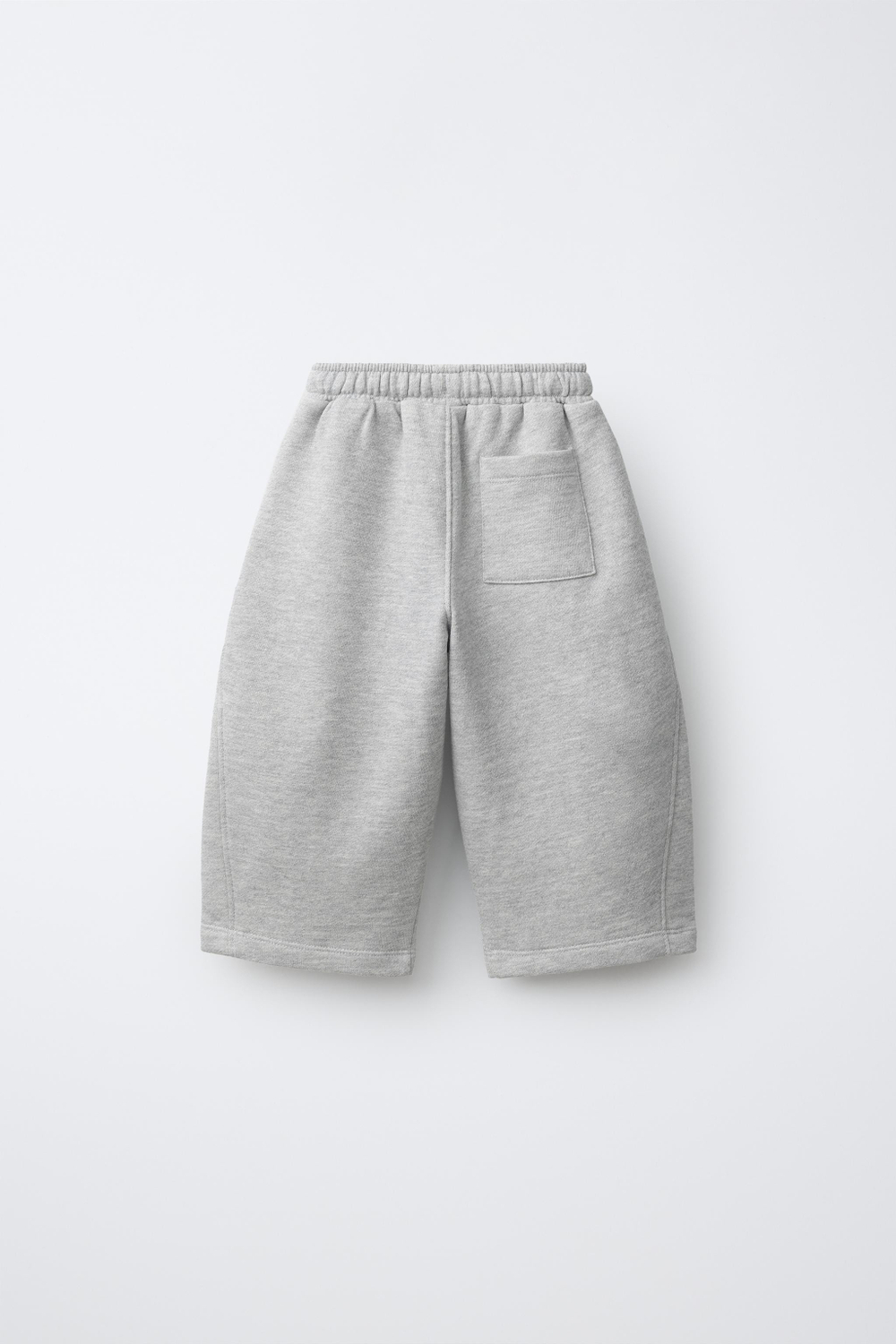 ZARA ОДНОТОННЫЕ БРЮКИ-БАНАНЫ, СЕРЫЙ