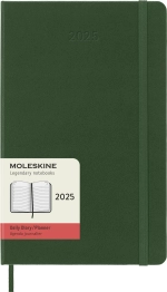 Ежедневник Moleskine Classic (DHK1512DC3) 13х21см твердая обложка зеленый