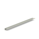 Микроплинтус белый матовый алюминиевый Laconistiq Micro 19 ARM 19x5.5x2450 мм
