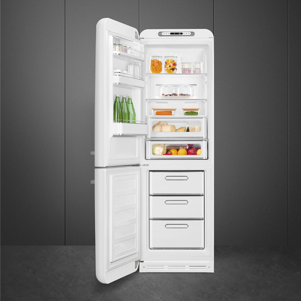 Отдельностоящий двухдверный холодильник Smeg FAB32LWH5